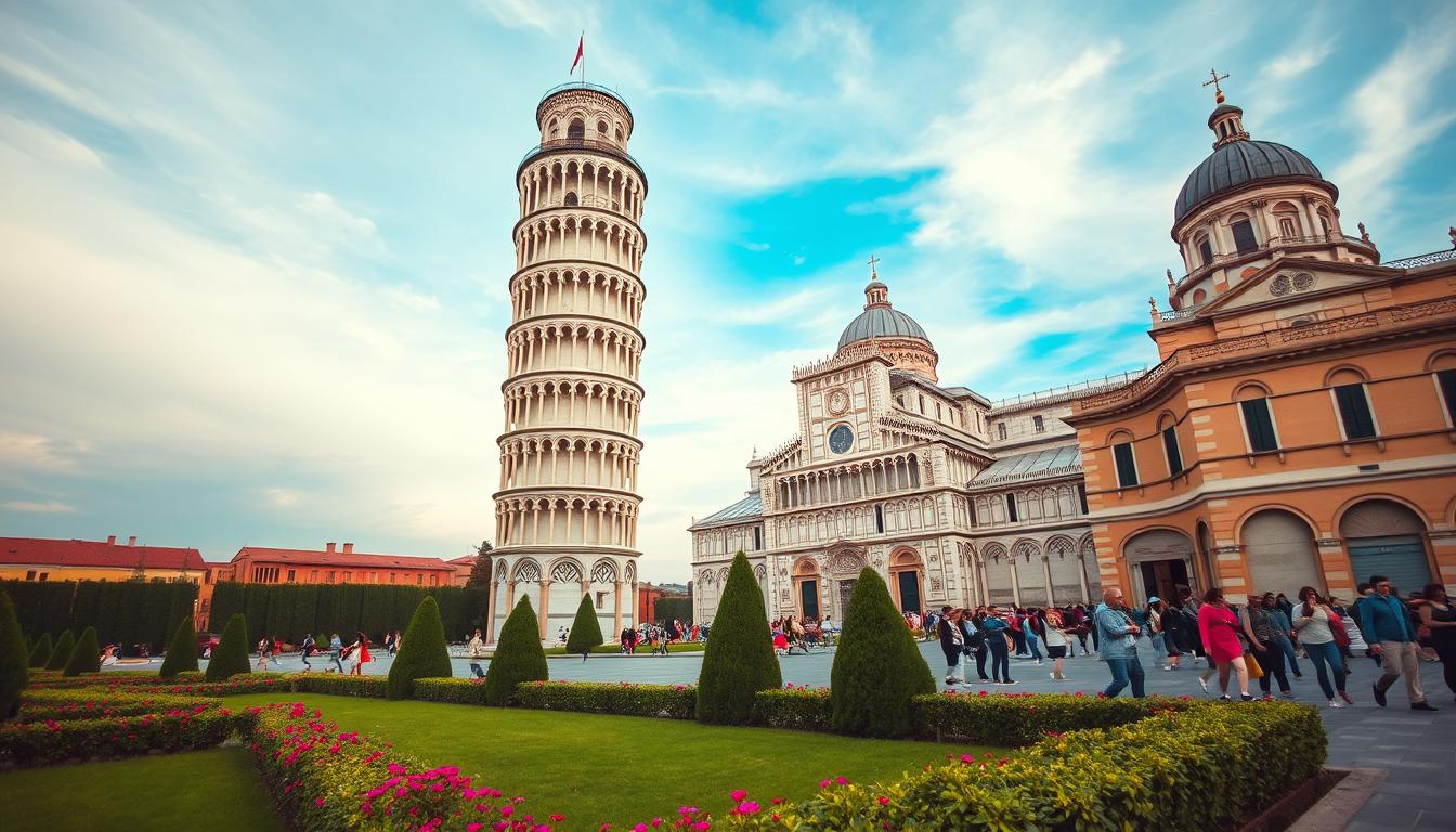 kunjungi menara pisa