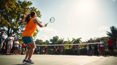 rekreasi badminton
