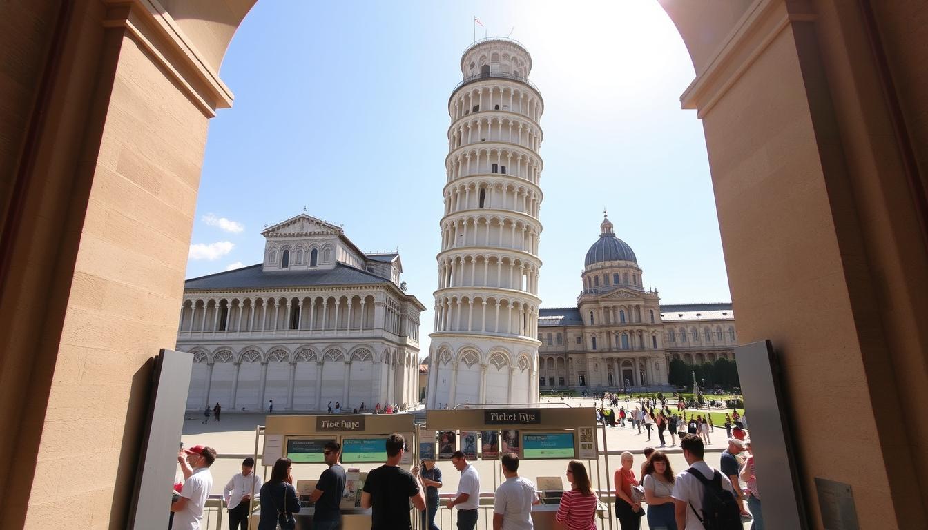 tiket masuk menara pisa