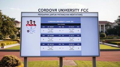 Jadwal Pertandingan Cordova University FC Jadwal Pertandingan Cordova University FC