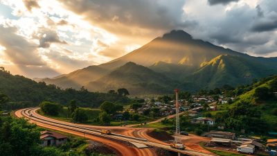 Gunung Elgon Infrastruktur