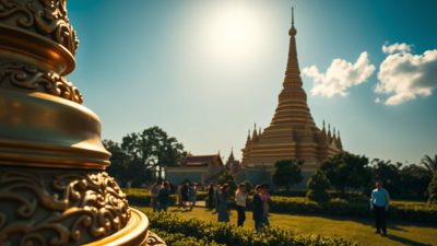 Kuil Buddha di Vientiane